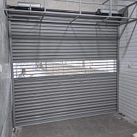 Rolling Door Galvalum Semi Porporasi
